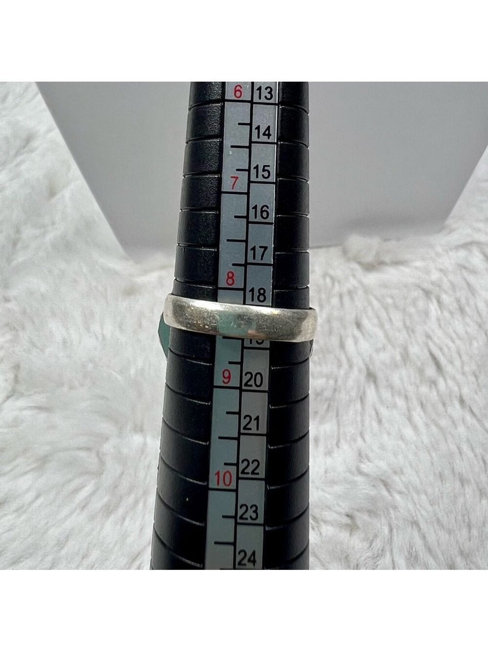 Blue Sunstone Add on Item Ring size 8.5 - Picture 4 of 5